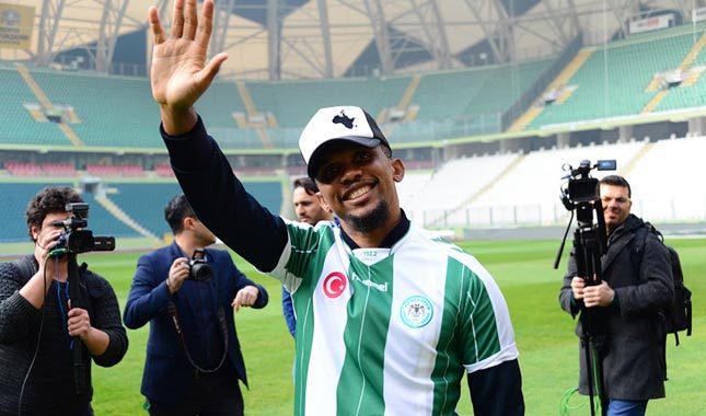 Eto'o Konyaspor'dan ayrıldı