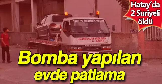 Evde bomba yaparken havaya uçtular