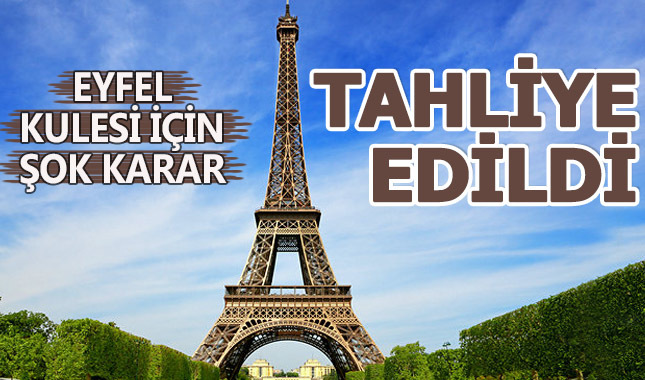 Eyfel Kulesi bir kişi yüzünden boşaltıldı