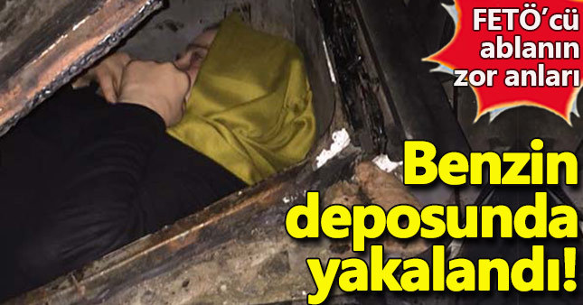 FETÖ'cü kadın aracın gizli bölmesinden çıktı