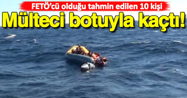 FETÖ'cü olduğu tahmin edilen 10 kişi Yunanistan'a kaçtı