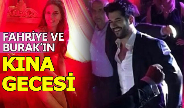 Fahriye Evcen - Burak Özçivit kınası sosyal medyayı salladı