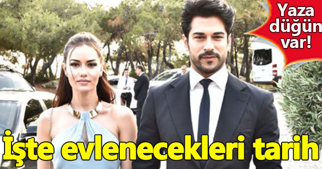 Fahriye Evcen'le Burak Özçivit'in düğün tarihi belli oldu