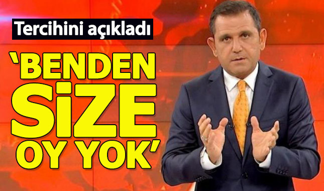 Fatih Portakal oy vermeyeceği partiyi açıkladı