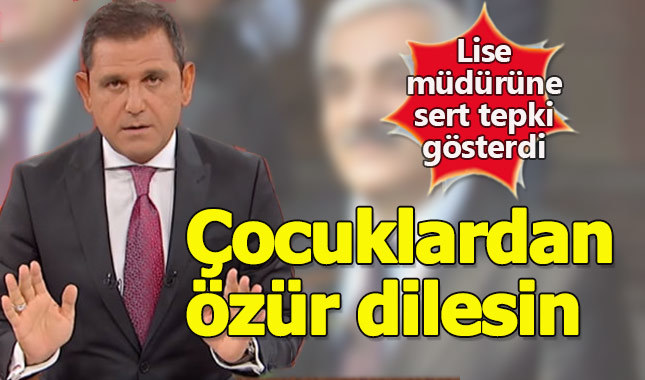 Fatih Portakal'dan İzmir Marşı'nı engelleyen müdüre tepki