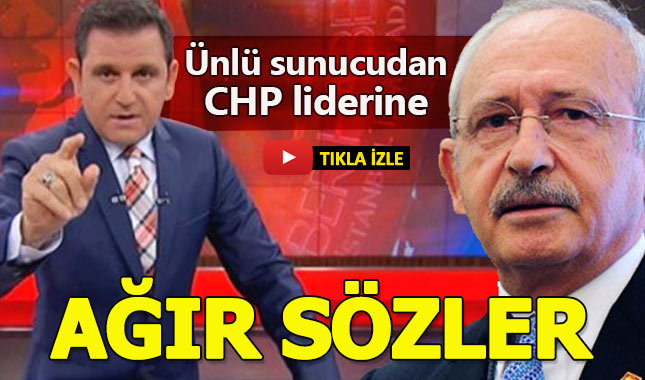 Fatih Portakal'dan Kemal Kılıçdaroğlu'na ağrı sözler!