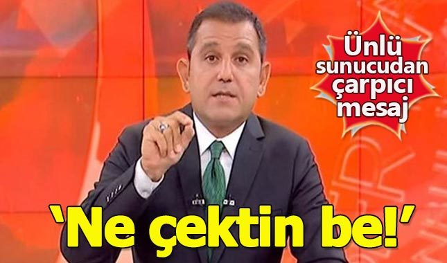 Fatih Portakal'dan dikkat çeken paylaşım!
