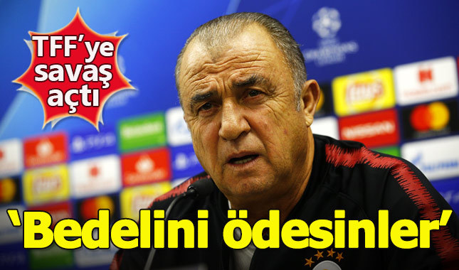 Fatih Terim TFF'ye savaş açtı: Bedelini ödesinler