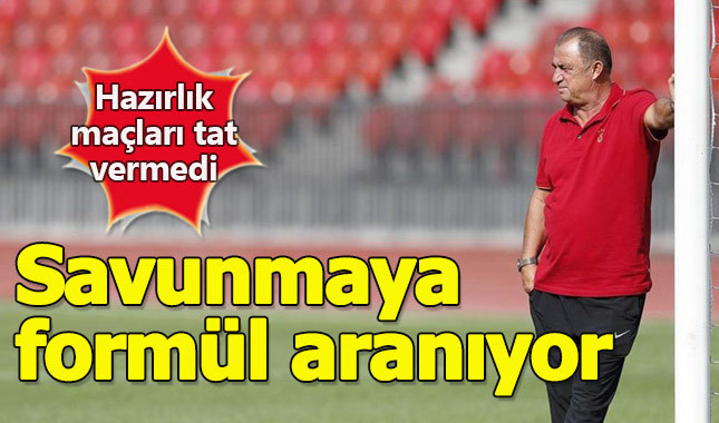 Fatih Terim savunmaya formül arıyor