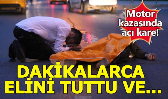 Fatih'teki motosiklet kazasında acı tablo
