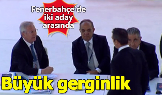 Fenerbahçe Kongresinde Ali Koç ve Aziz Yıldırım arasında gerginlik