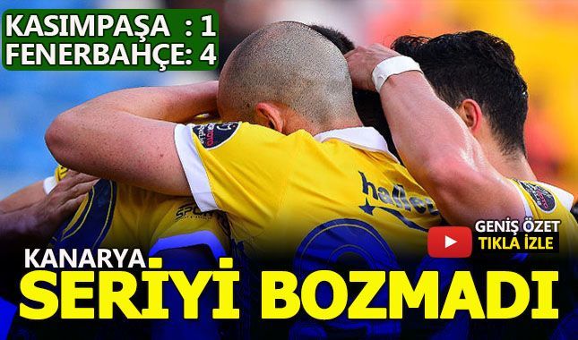 Fenerbahçe seriyi bozmadı ve 5'te 5 yaparak yoluna devam etti... (Geniş Özet)