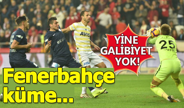 Fenerbahçe, sezonun ilk yarısında "küme düştü"