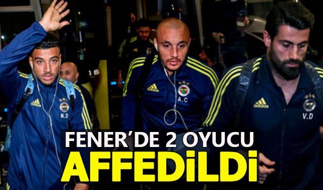 Fenerbahçe'de Atıf ve Dirar affedildi