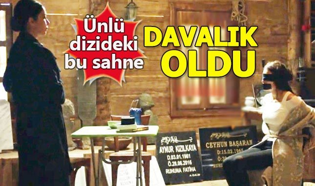 Fenomen dizideki mezar sahnesi davalık oldu