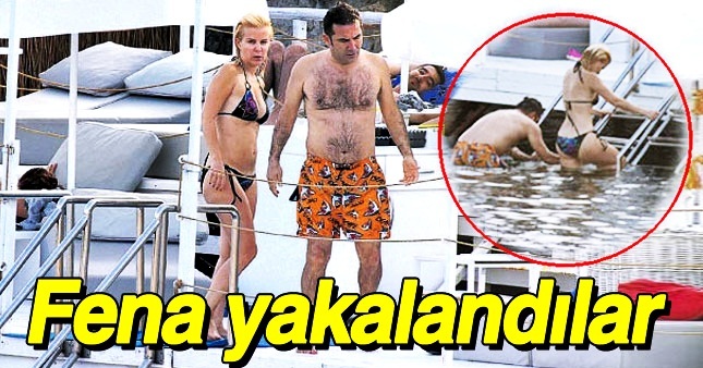 Ünlü çift Bodrum'da aşk tazeledi
