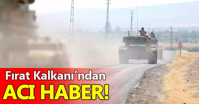 Fırat Kalkanı'nda 1 şehit, 3 yaralı