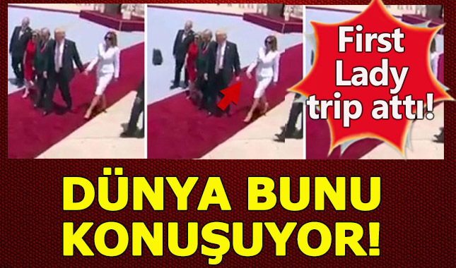 First Lady'den Donald Trump'a çok konuşulan trip!