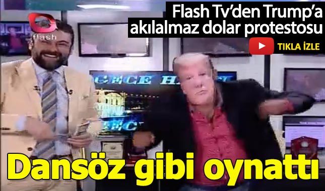 Flash TV'den Donald Trump'a komik protesto