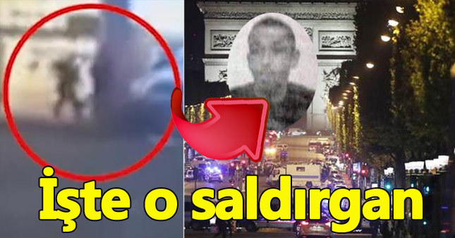 Fransa'da polise silahlı saldıran kişi böyle görüntülendi