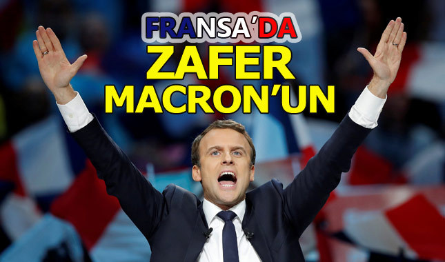 Fransa'da seçimin kazananı Macron