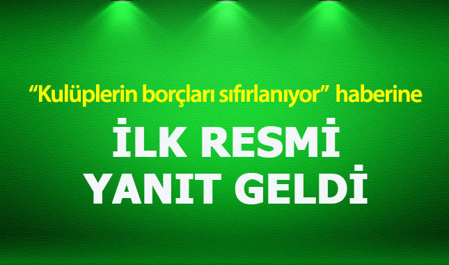 "Futbol kulüplerinin borçlarının Ziraat Bankasına devredilmesi söz konusu değil"