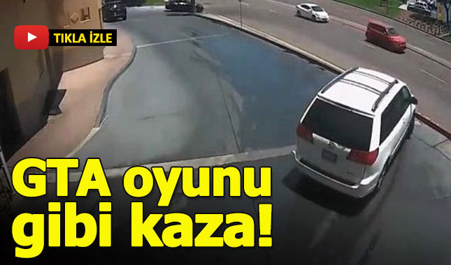 GTA oyunu gibi kaza