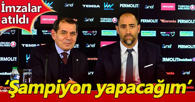 Galatasaray Tudor'la sözleşme imzaladı