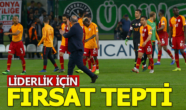 Galatasaray liderlik fırsatını tepti