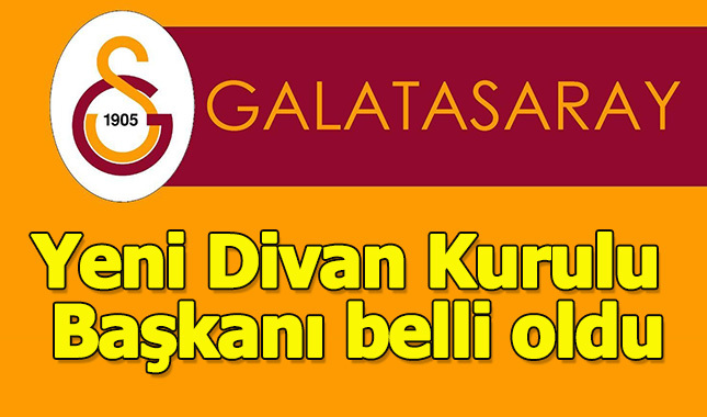 Galatasaray'ın yeni Divan Kurulu Başkanı Eşref Hamamcıoğlu olarak seçildi