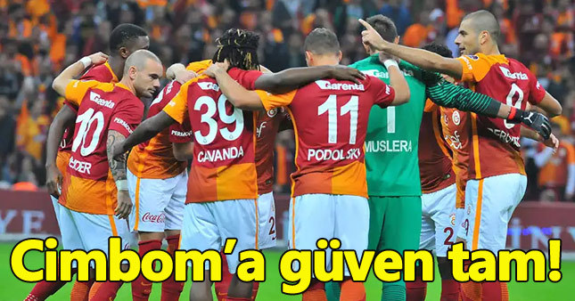 Galatasaraylı yöneticiler derbide futbolculara inanıyor