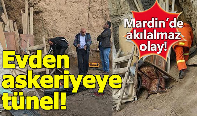 Garnizon Komutanlığına kazılmış bir tünel bulundu