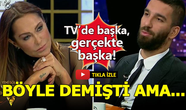 Gazeteciye saldıran Arda Turan'ın Hülya Avşar'ın programında 'küfür' hakkındaki sözleri