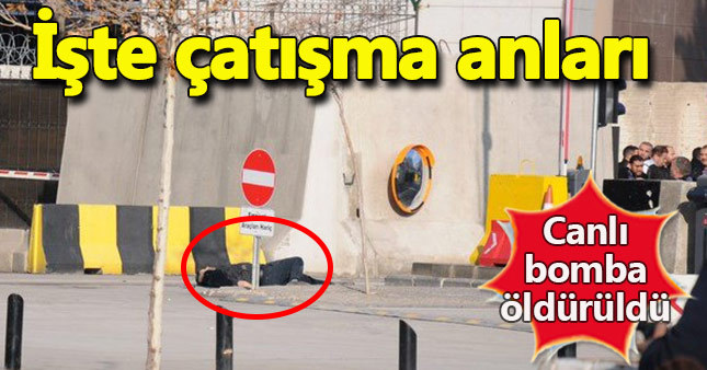 Gaziantep çatışma anları / Gaziantep teröristin vurulma anı
