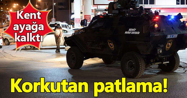 Gaziantep'te gece yarısı patlama sesi