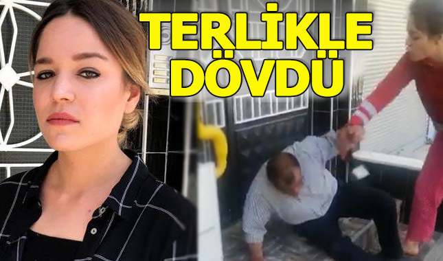 Gaziantep'te tacizciyi terlikle dövdü