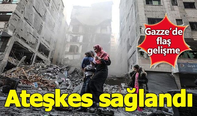 Gazzede ateşkesin sağlandığı duyuruldu