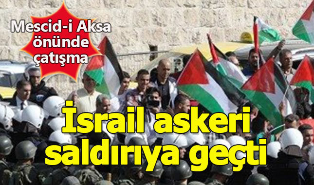 Batı Şeria'da çatışmalar başladı, İsrail askeri gerçek mermi kullanıyor