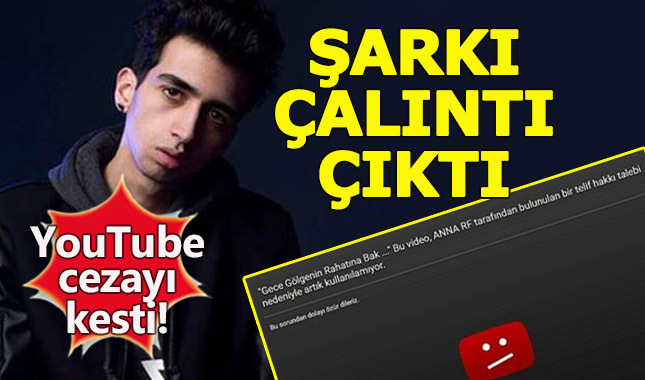 Gece Gölgenin Rahatına Bak şarkısı çalıntı çıktı!