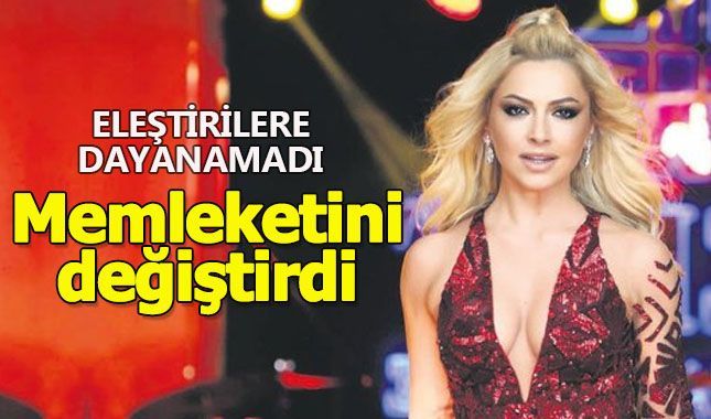 Gelen eleştirilere dayanamayan hadise memleketini değiştirdi!
