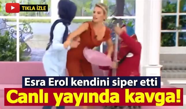 Gelin ile kaynana birbirine girdi, Esra Erol kendini siper etti