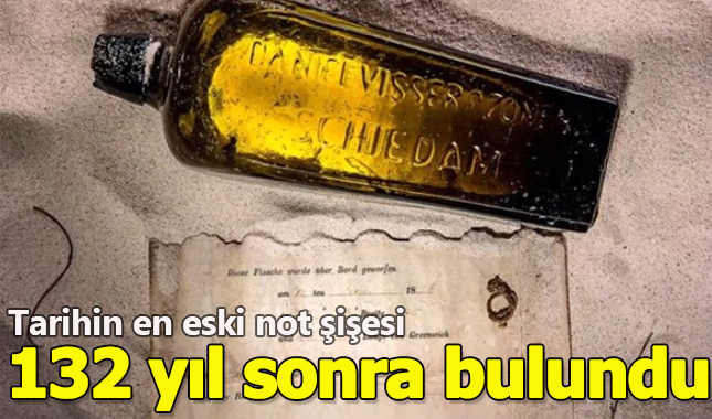 Gemiden atılan şişe 132 yıl sonra Avustralya'da bulundu