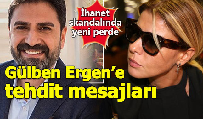 Gülben Ergen'e tehdit mesajları Erhan Çelik'i zor duruma düşürdü