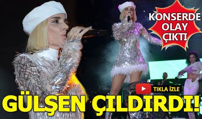 Gülşen kendini uyaran sunucuyu fena azarladı!