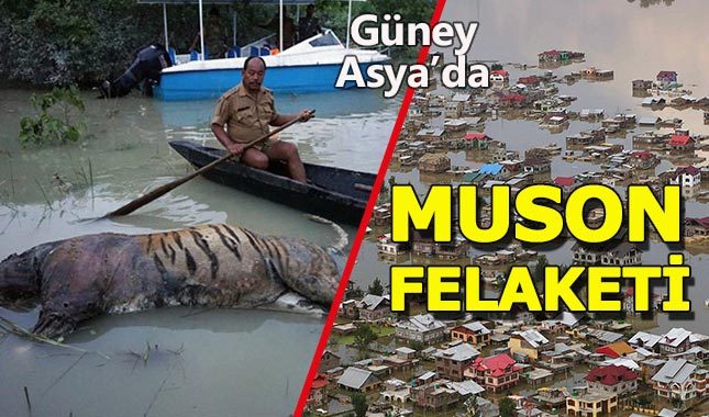 Güney Asya'da Muson felaketi: 800 kişi hayatını kaybetti