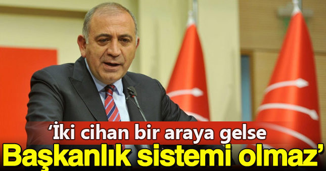 Gürsel Tekin'den iddialı başkanlık sistemi çıkışı
