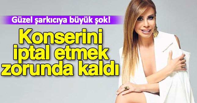Güzel şarkıcıya büyük şok!