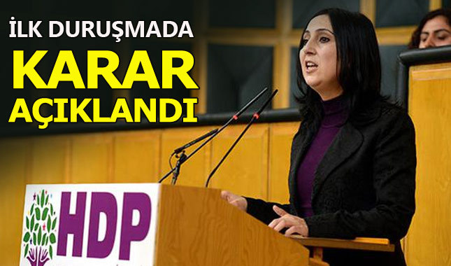 HDP'li Figen Yüksekdağ hakkında karar verildi