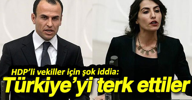 HDP'li iki vekil hakkında flaş iddia