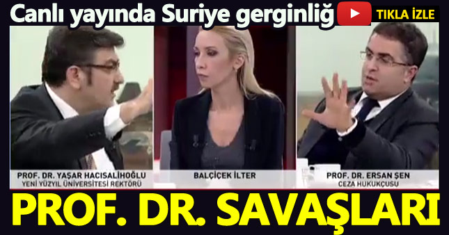 Habertürk TV canlı yayınında gergin anlar